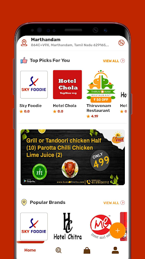 Kumari Foodie Online Delivery Screen 2