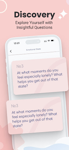 Android application Way2me: Self-Reflection screenshort