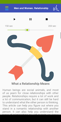 Android application Male and Female. Relationship screenshort