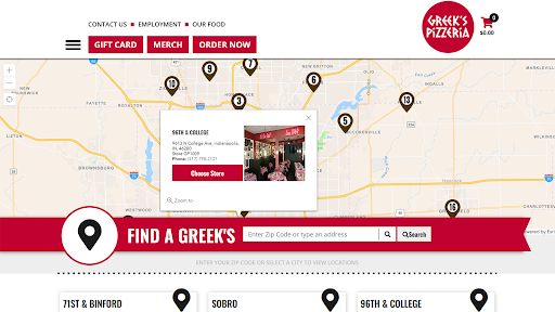 Greeks Pizzeria Screen 2