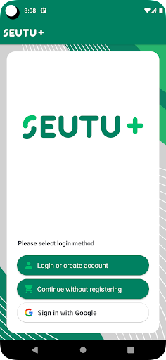 Android application Seutu+ screenshort