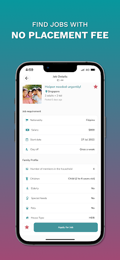 Android application Happ: For Domestic Helpers screenshort