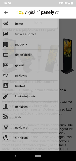 Android application Digitální panely cz screenshort