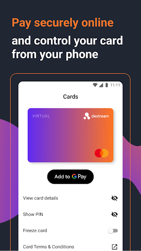 destream card Screen 3
