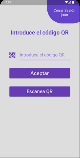 Control Acceso Ticket and Meet Screen 2