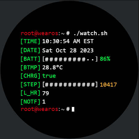 Linux Watchface screenshot 0