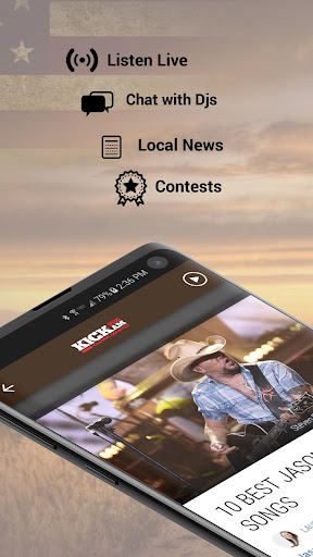 Android application KICK AM 1530 screenshort