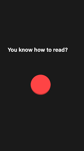 Android application The Red Button Game screenshort
