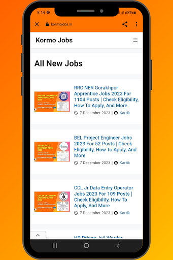 Kormo Jobs: Sarkari Jobs Find Screen 2