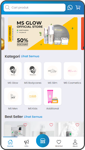 Android application MSGlow Official Store screenshort