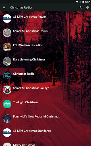 Android application Christmas Radios Live screenshort