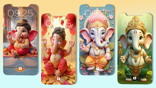 Android application Ganesh Wallpaper : Hindu God screenshort