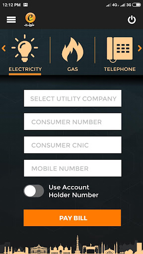 Android application e-Sahulat screenshort