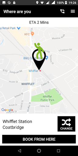 Android application Swift Cars Coatbridge screenshort