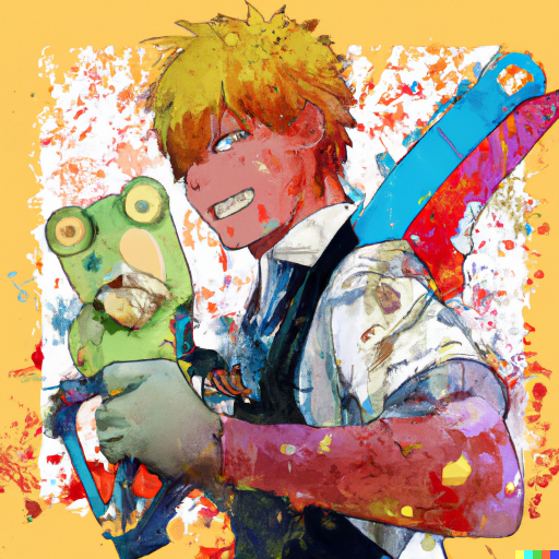 Chainsaw Man Coloring Book