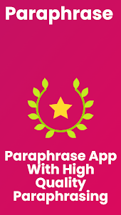 Paraphrase App Paraphrase Tool