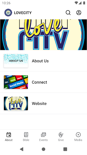 Android application LOVECITYUSA screenshort