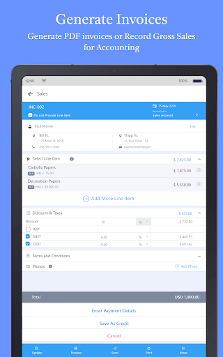 Screenshot of Accounting Bookkeeping