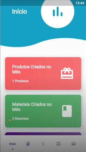 Android application Precifica - Gestão de Produção screenshort