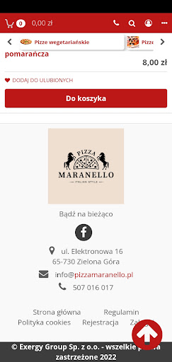 Pizza Maranello Zielona Góra Screen 3