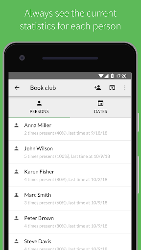 Screenshot of Presli – Attendance Manager