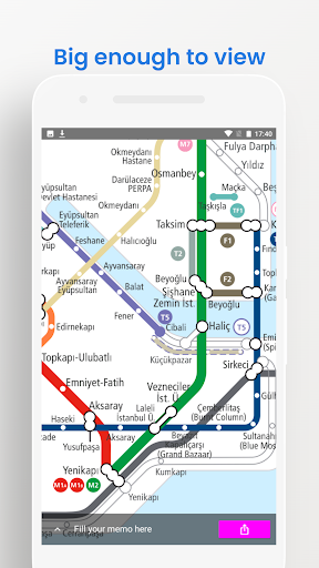 ISTANBUL METRO TRAM GUIDE MAP