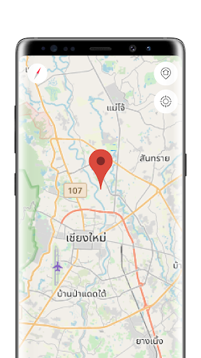 Android application Chiang Mai Offline Map screenshort