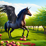 Magic Flying Unicorn Pony Game icon