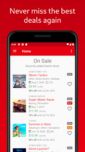 Android application eShop Bargains - Switch Deals screenshort