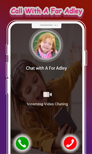A For Adley For Fake Call Screen 3