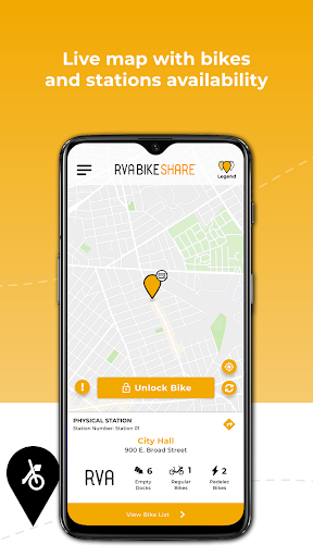 Android application Official RVA Bike Share screenshort