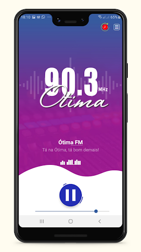 Rádio Ótima 90.3FM - São José Screen 2