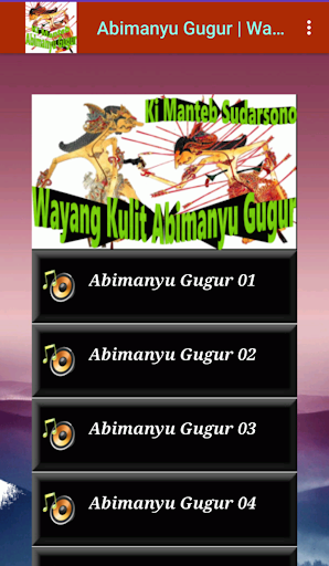 Abimanyu Gugur Wayang Kulit Screen 3