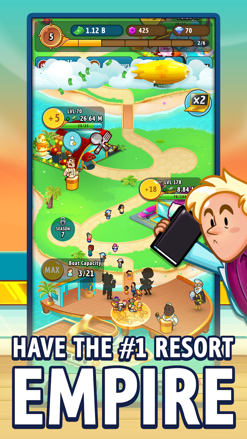 Vacation Tycoon Mod Apk Free Download