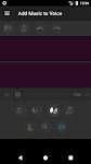 screenshot of Add Music to Voice