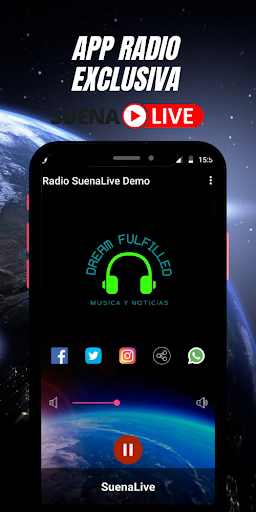 Android application Dream fulfilled radio screenshort