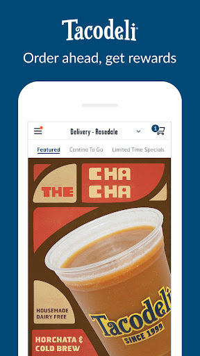 Android application Tacodeli screenshort