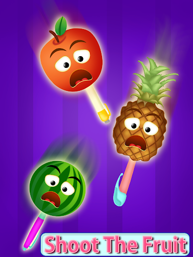 Android application Fruit Pen Shooting screenshort