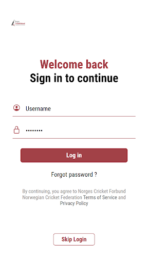 Norway Cricket Association Screen 2