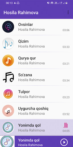 Android application Раҳимова Ҳосила screenshort