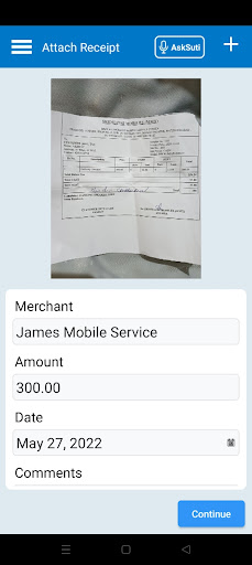 SutiExpense Screen 2