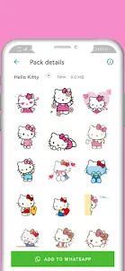 My Melody Stickers For WA