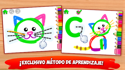 Imágen 2 Juegos ABC Pintar niños letras android