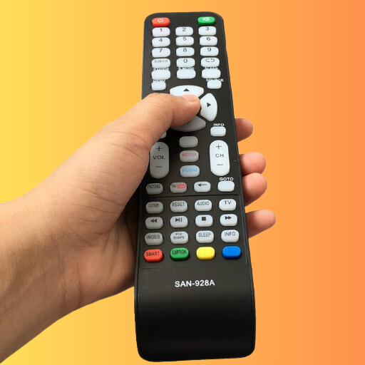 sanyo tv remote guide logo