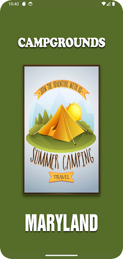 Android application Maryland State Campgrounds screenshort