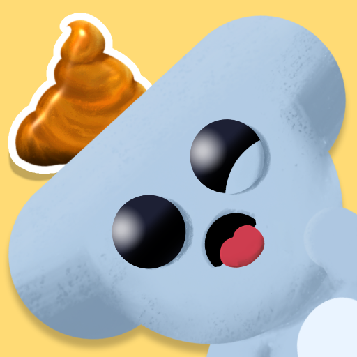 PooBarr the pooping bear logo