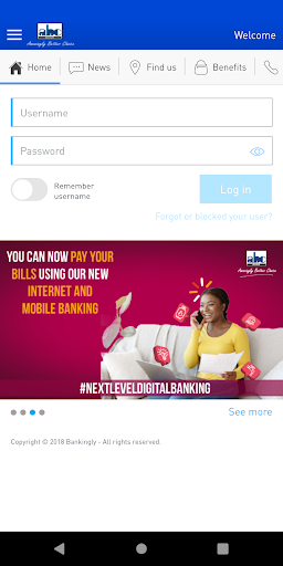 Android application ABC Bank - Mobile App screenshort