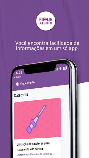 Android application Fique Atento screenshort