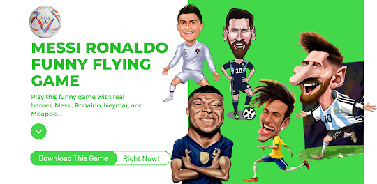 Messi Ronaldo Funny Fly Games