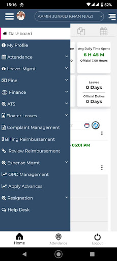 PrimeHRMS ESS Screen 3